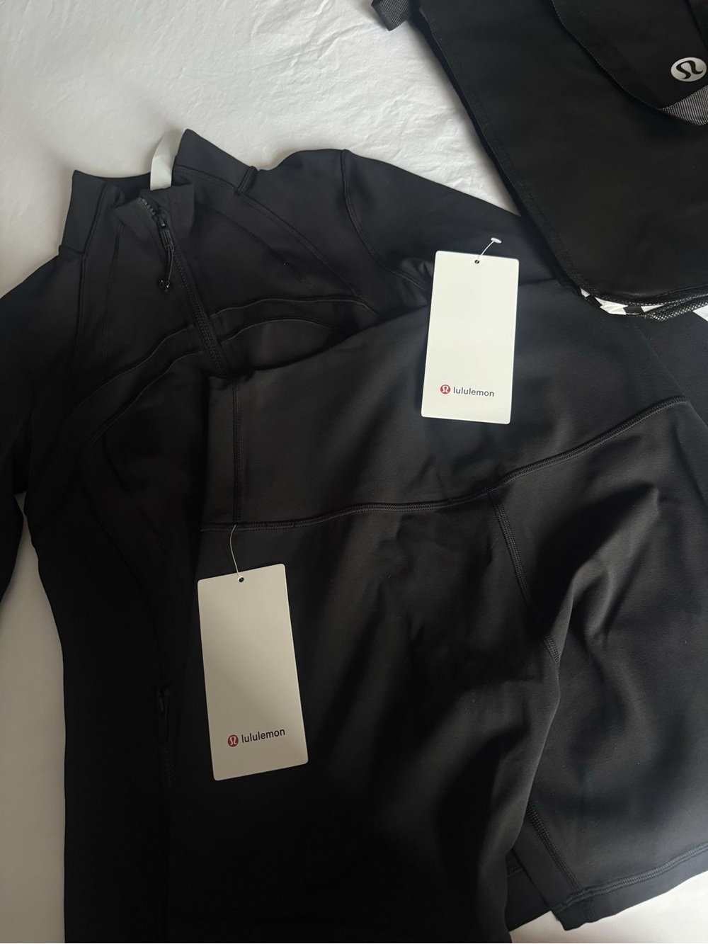 lululemon athletica Black Bomber-Style Active Jacket